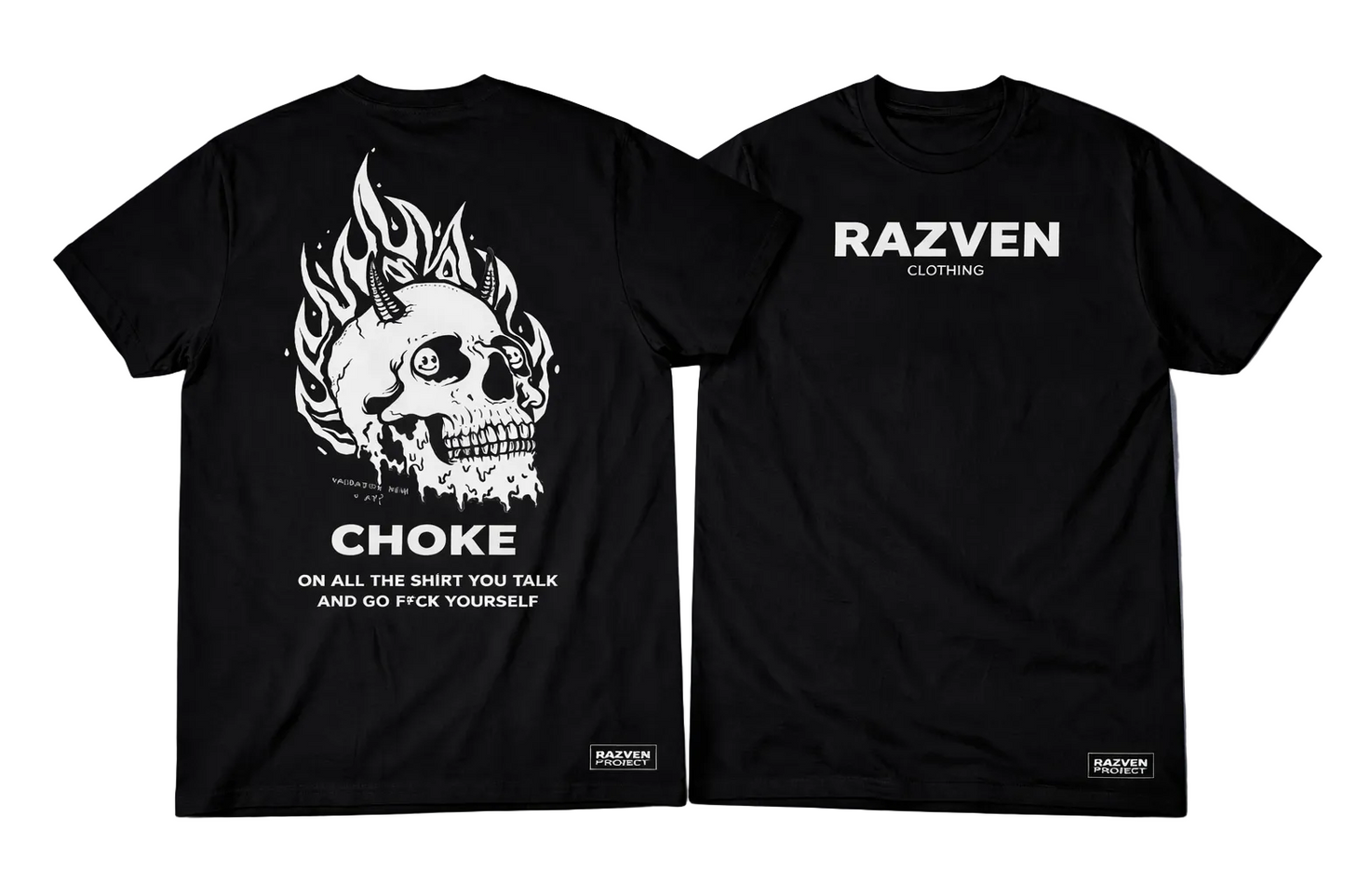 RAZVEN Choke Graphic Tee – Premium Streetwear Fit