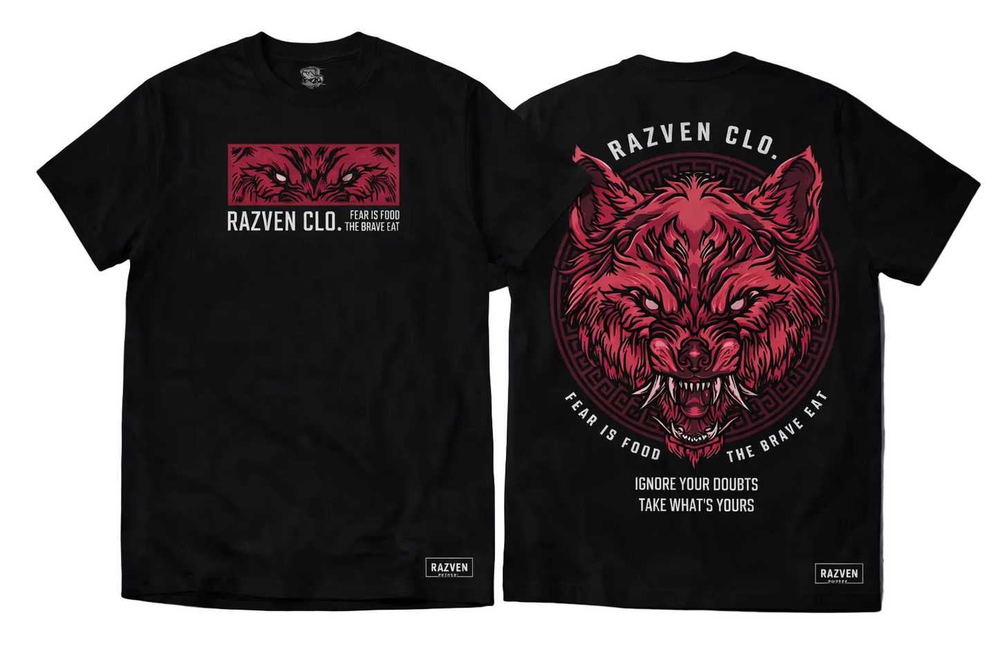 RAZVEN Predator Wolf Tee – Premium Streetwear Fit