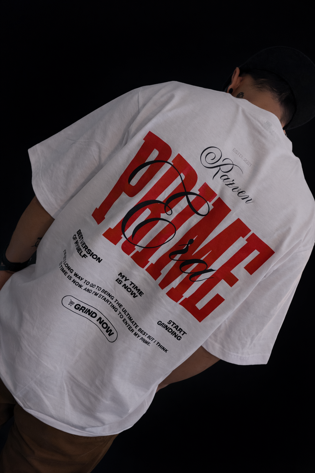 PRIME Heavyweight Tee — Premium Streetwear T-Shirt | Razven