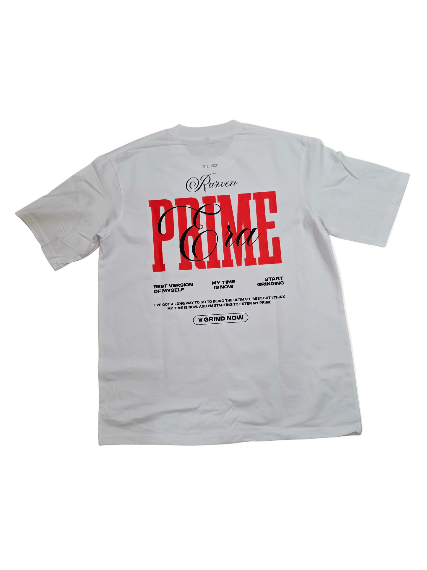 PRIME Heavyweight Tee — Premium Streetwear T-Shirt | Razven